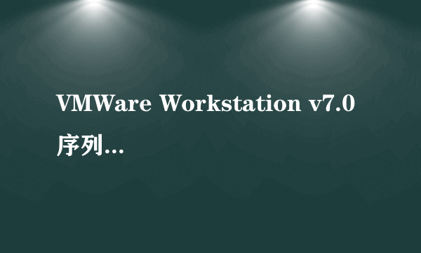 VMWare Workstation v7.0序列号哪个有啊