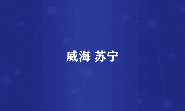 威海 苏宁
