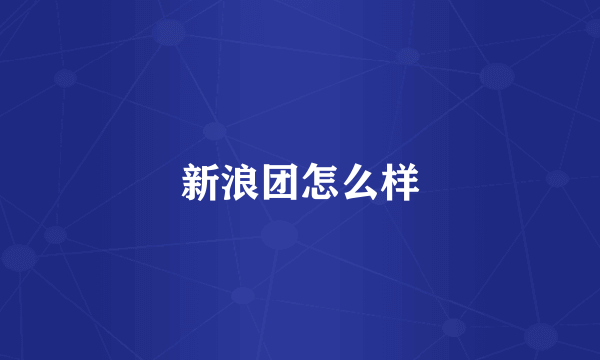 新浪团怎么样