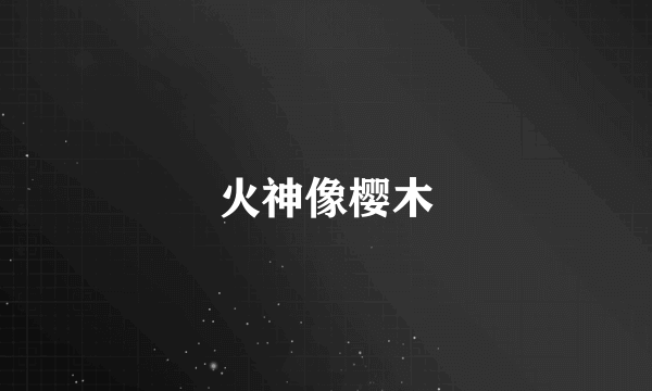 火神像樱木